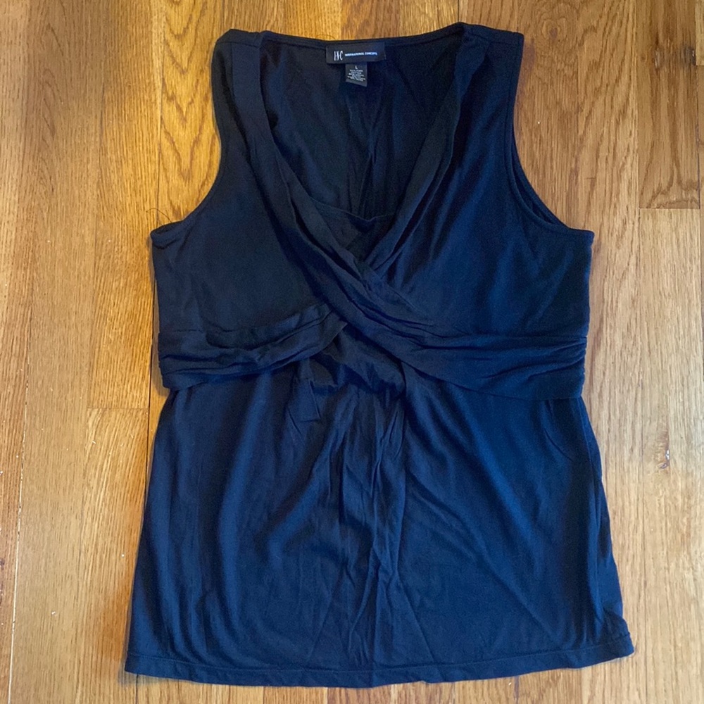 INC drapped tank top